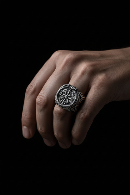 1. Vegvisir Ring - Lifestyle Worn Shot