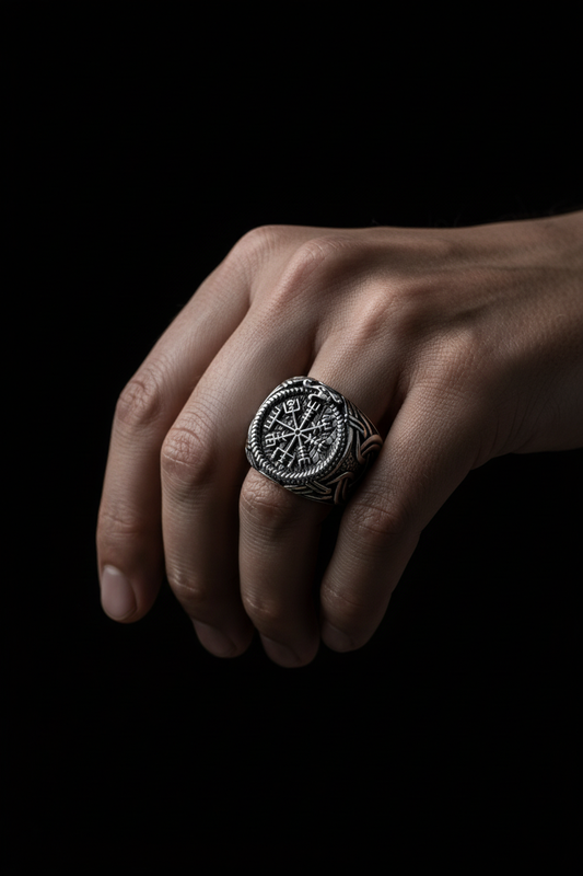 1. Vegvisir Ring - Lifestyle Worn Shot