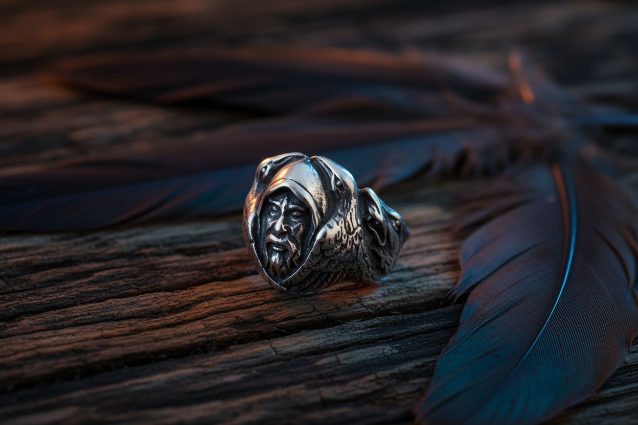 8. Raven Feathers Background